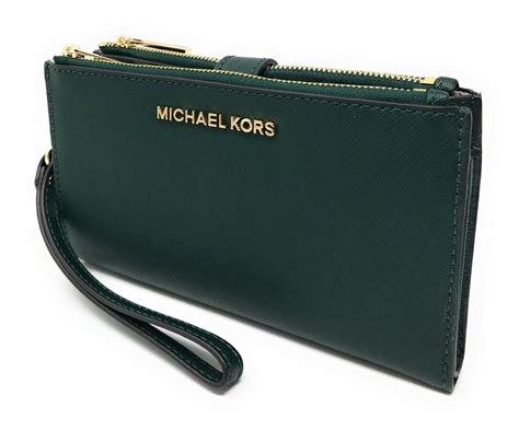 michael kors jet set double zip wallet